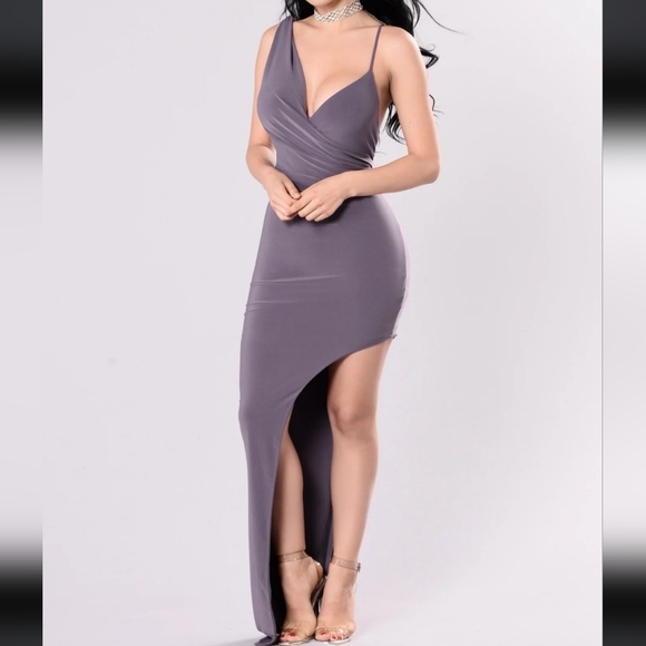 FASHION NOVA // Killin Them Softly Maxi Dress - Picture 1 of 8